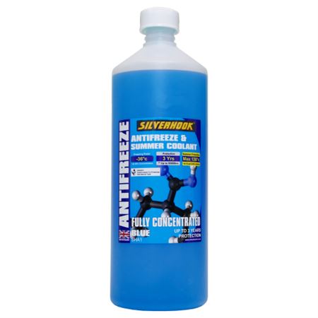 Antifreeze Ethylene Glycol Blue Concentrate 1L - GAC2018X - Silverhook